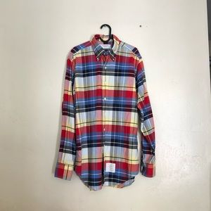 Thom Browne Button Down Flannel Shirt XL Size 4